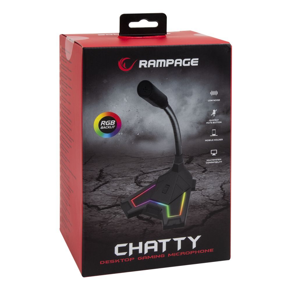Rampage SN-RMX2 Chatty RGB Black