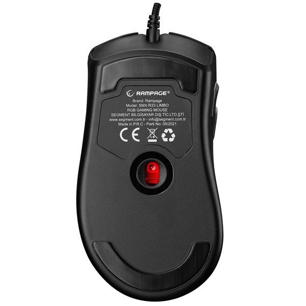 Rampage SMX-R33 LIMBO RGB Gaming Mouse Black