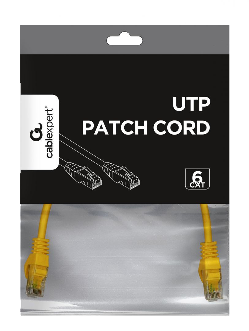 Gembird CAT6 U-UTP Patch Cable 0,25m Yellow