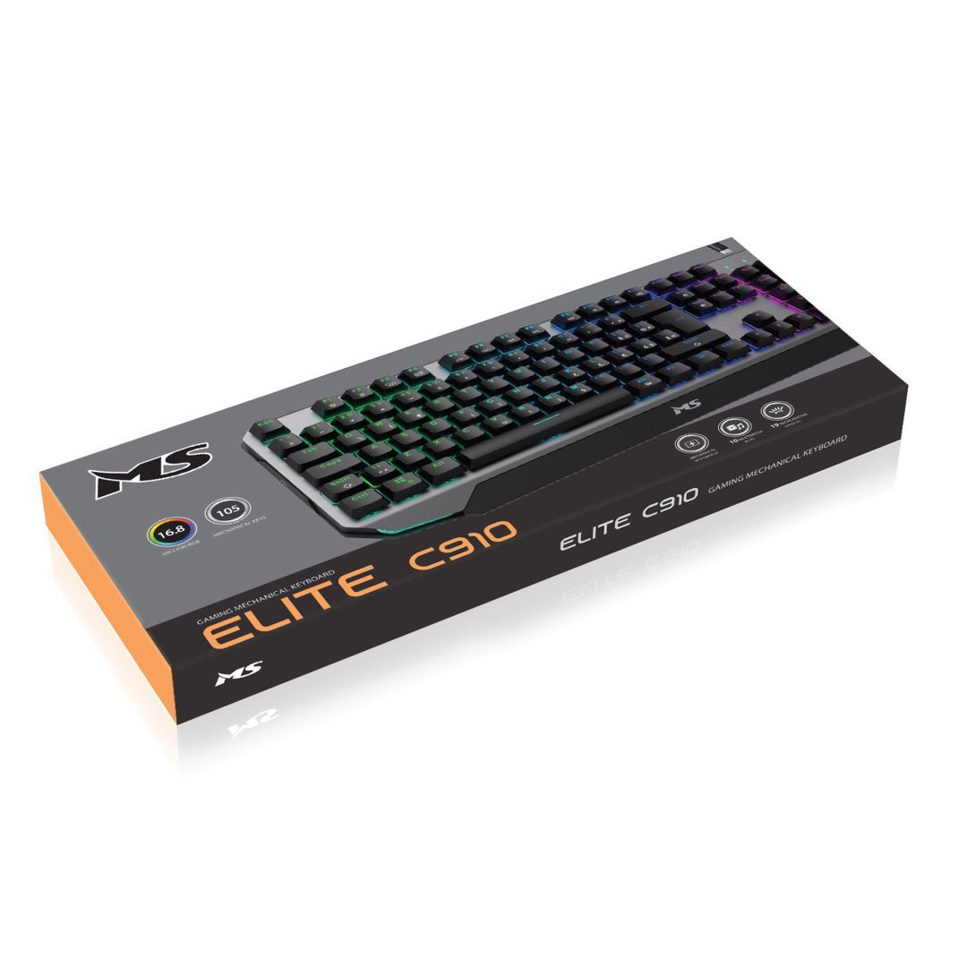 MS Elite C910 Gaming Mechanical RGB Keyboard Black UK