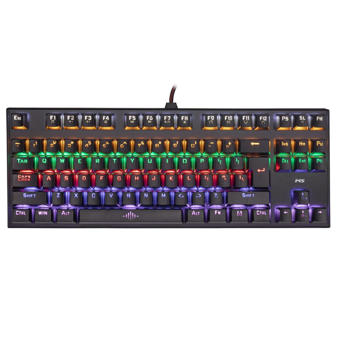 MS Elite C710 Small Mechanical RGB Keyboard Black US