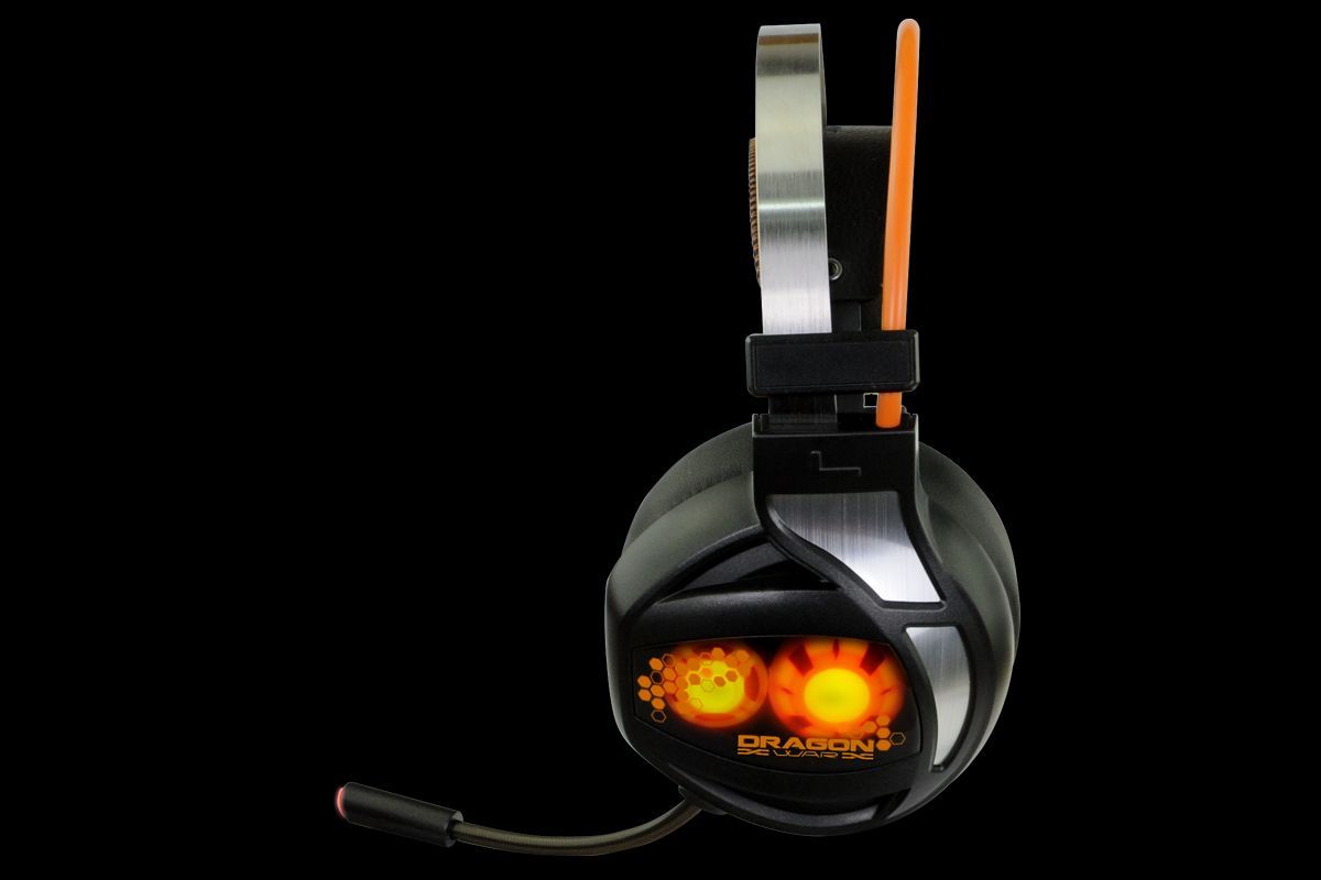 Dragon War Rider Gamer Headset Black