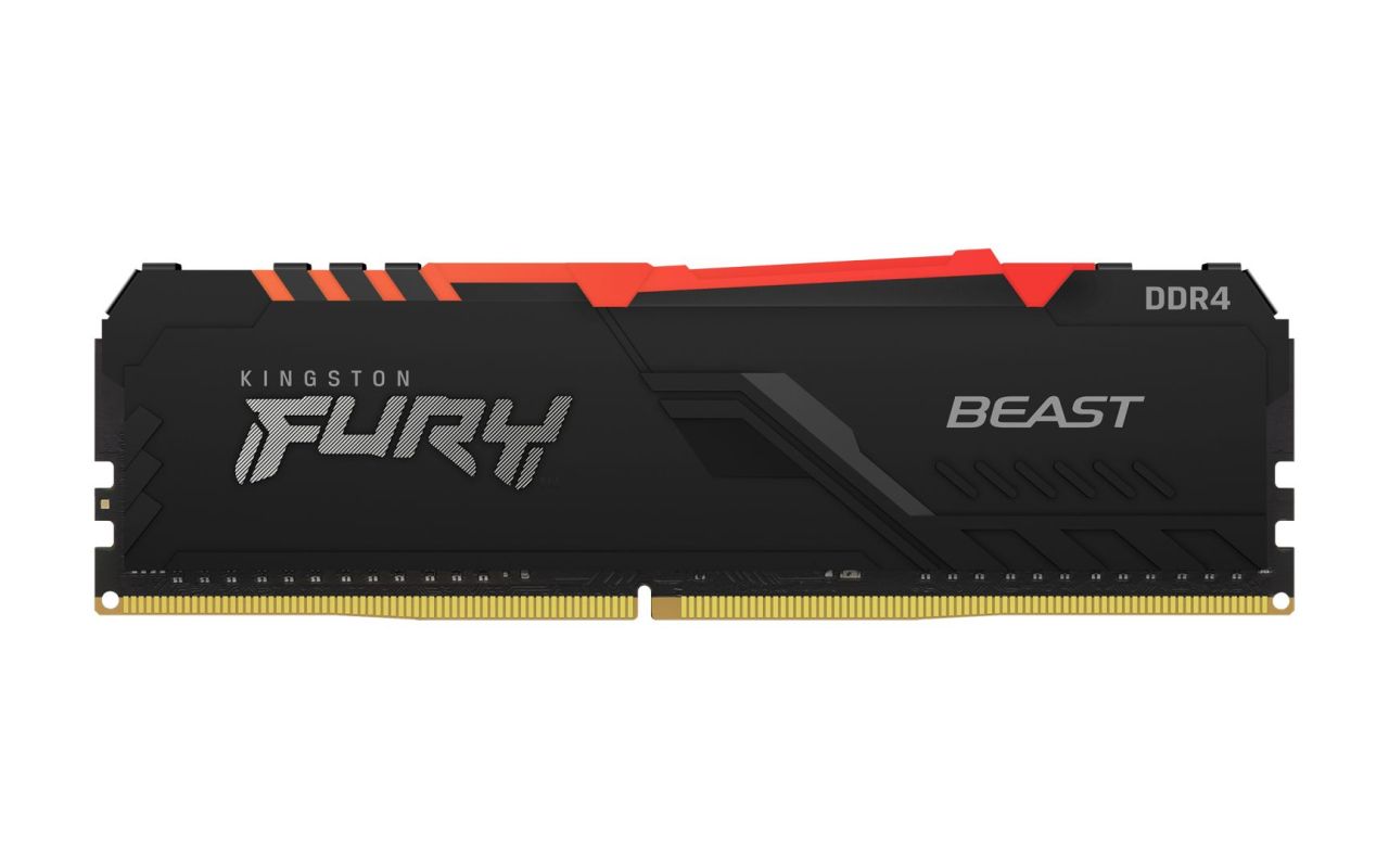 Kingston 16GB DDR4 3733MHz Kit(2x8GB) Fury Beast RGB Black