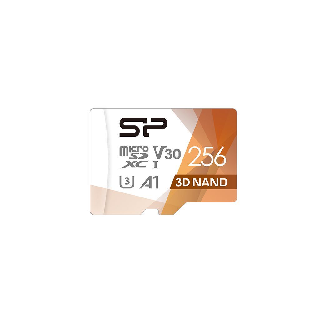 Silicon Power 256GB microSDXC Superior Pro UHS-1 U3 V30 A1 Colorful + adapterrel
