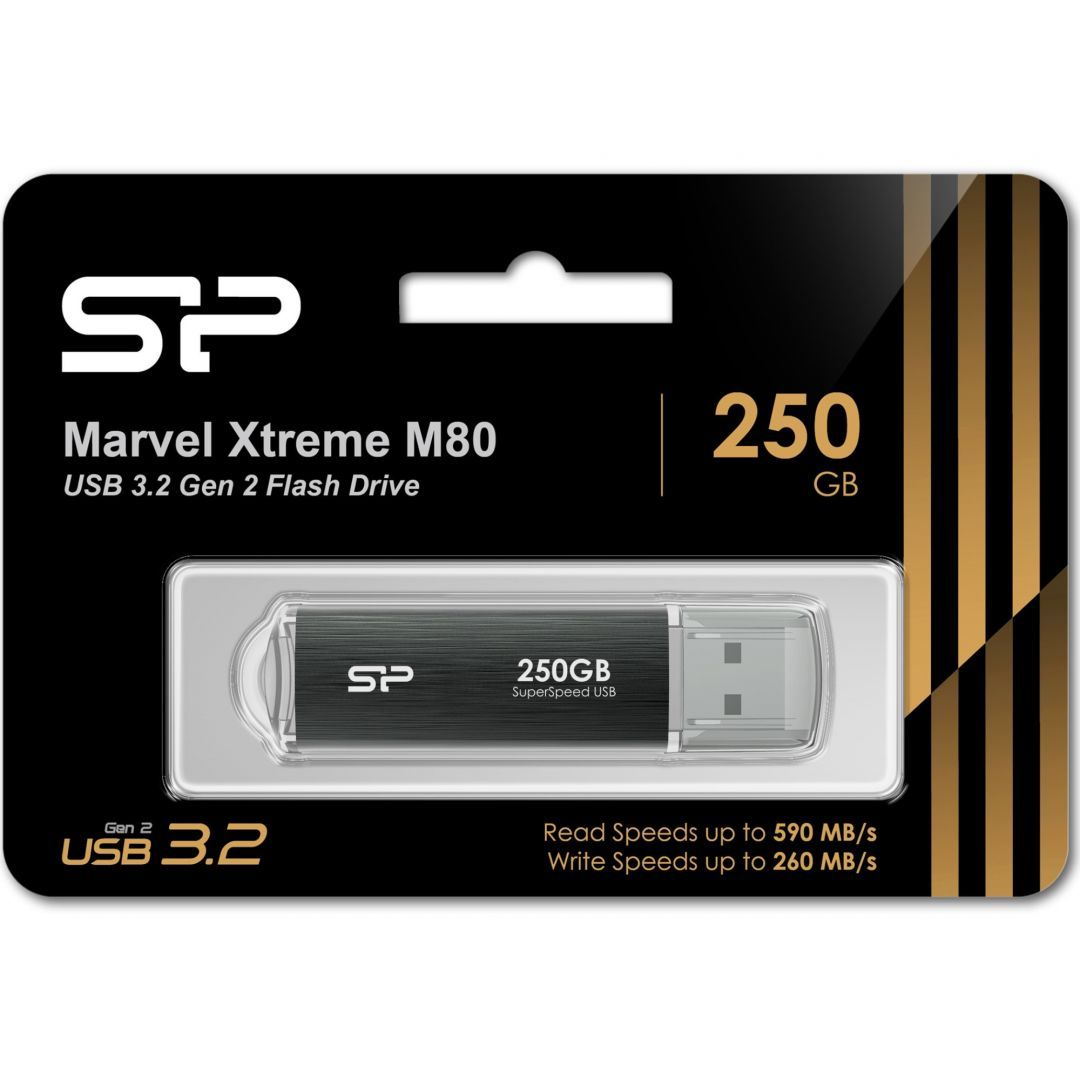Silicon Power 250GB Marvel Xtreme M80 USB3.2 Gray