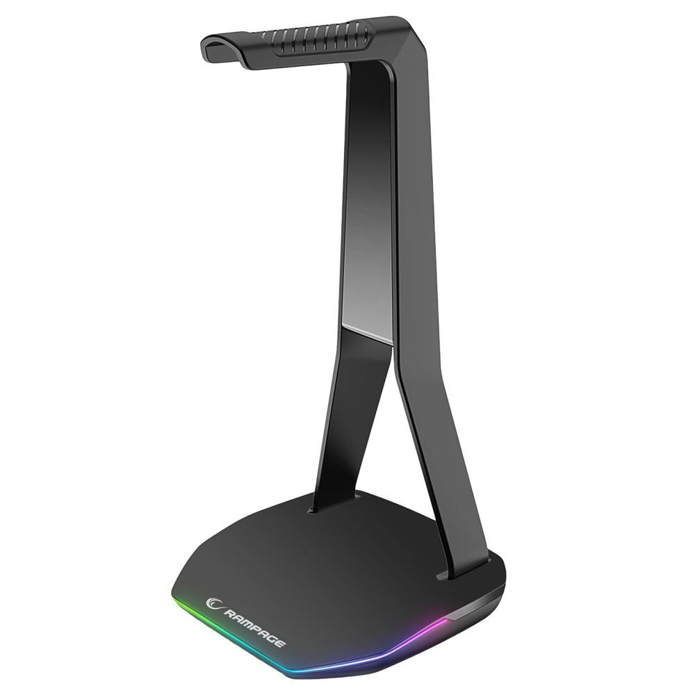 Rampage Tower T14 RGB Headset Stand Black