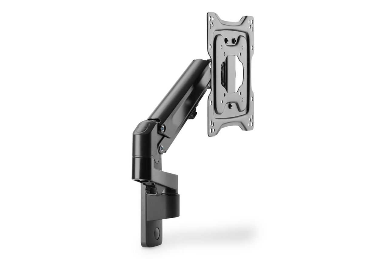 Digitus Universal Monitor Wall Mount with Gas Spring and Swivel Arm 17"-43" Black