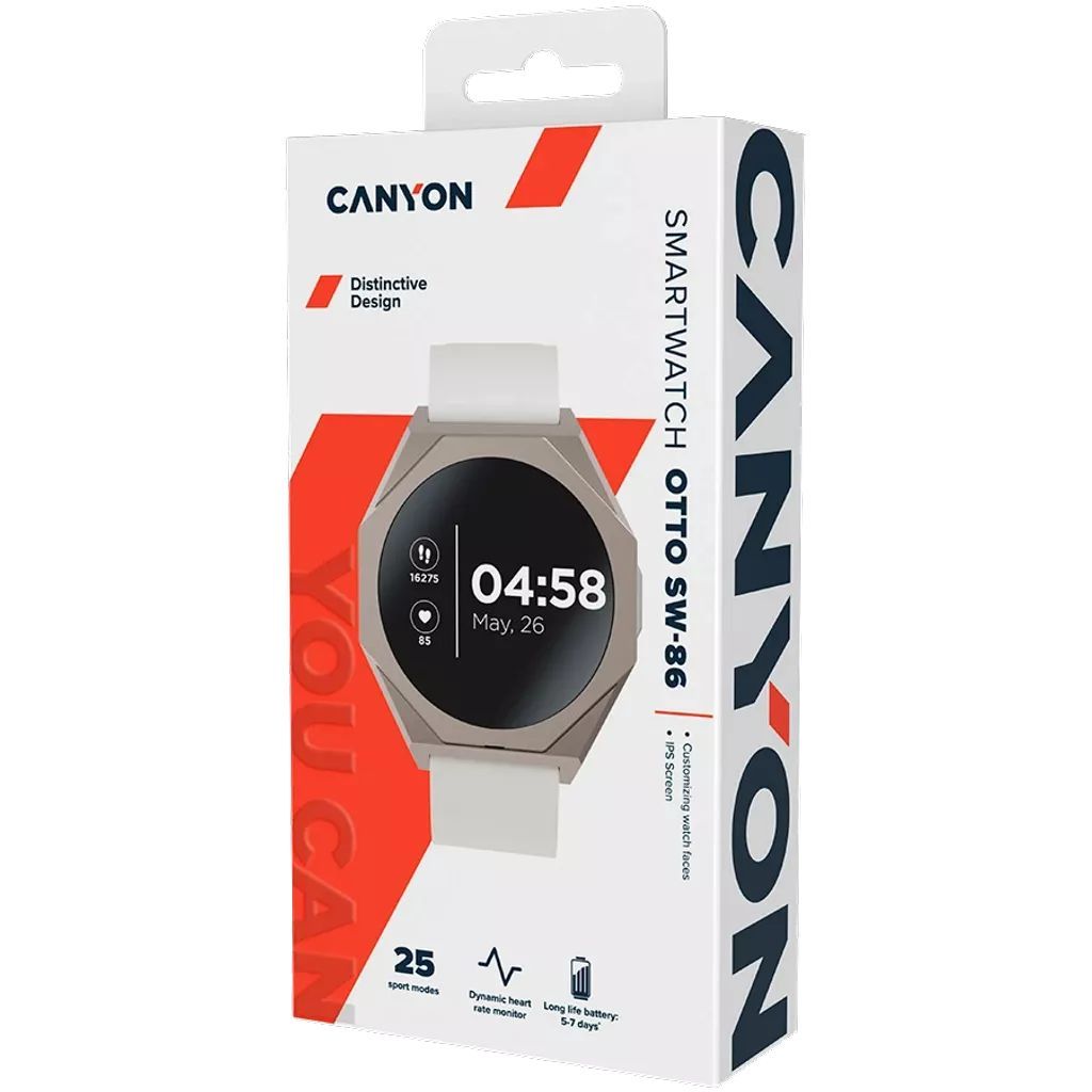 Canyon Otto SW-86 Smart Watch Silver