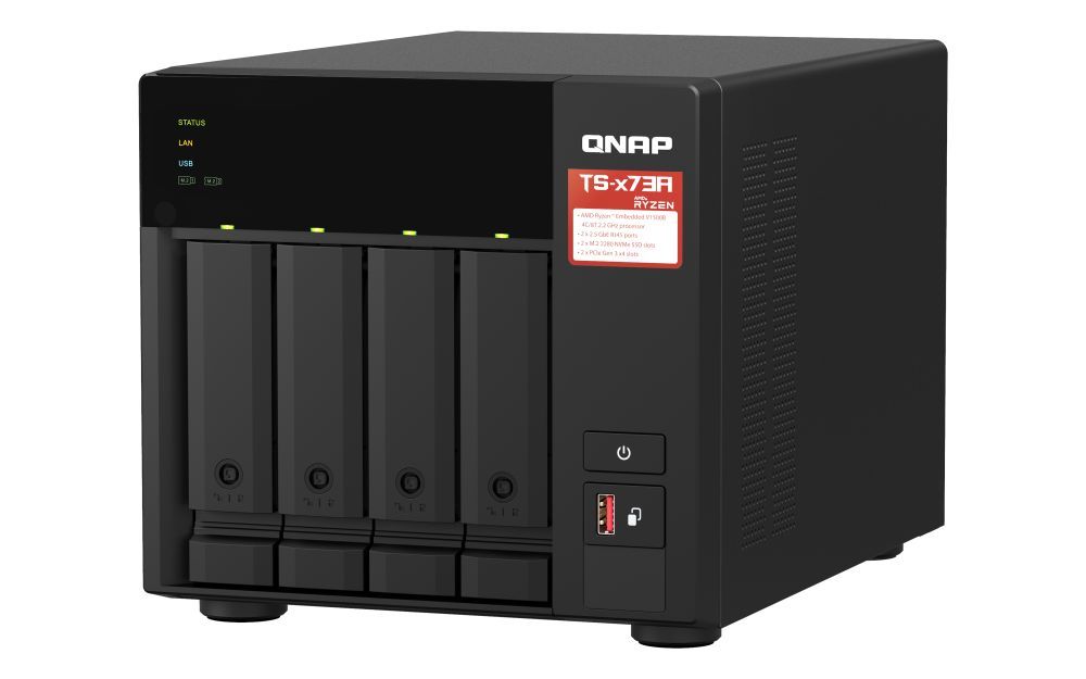 QNAP NAS TS-473A-8G (8GB) (4xHDD + 2xM.2 SSD)