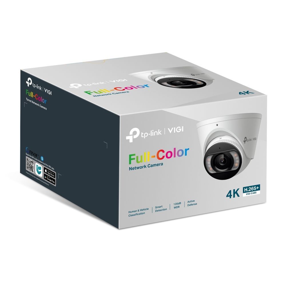 TP-Link VIGI C485 (2.8mm) VIGI 8MP Full-Color Turret Network Camera