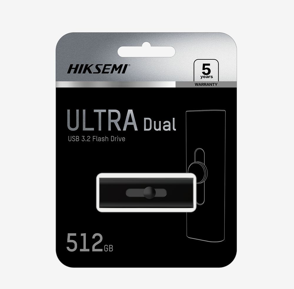HikSEMI 128GB USB 3.2/Type-C Ultra S306C Black