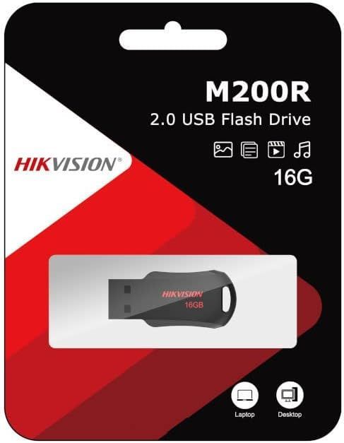 HikSEMI 16GB USB2.0 RNB M200R Black