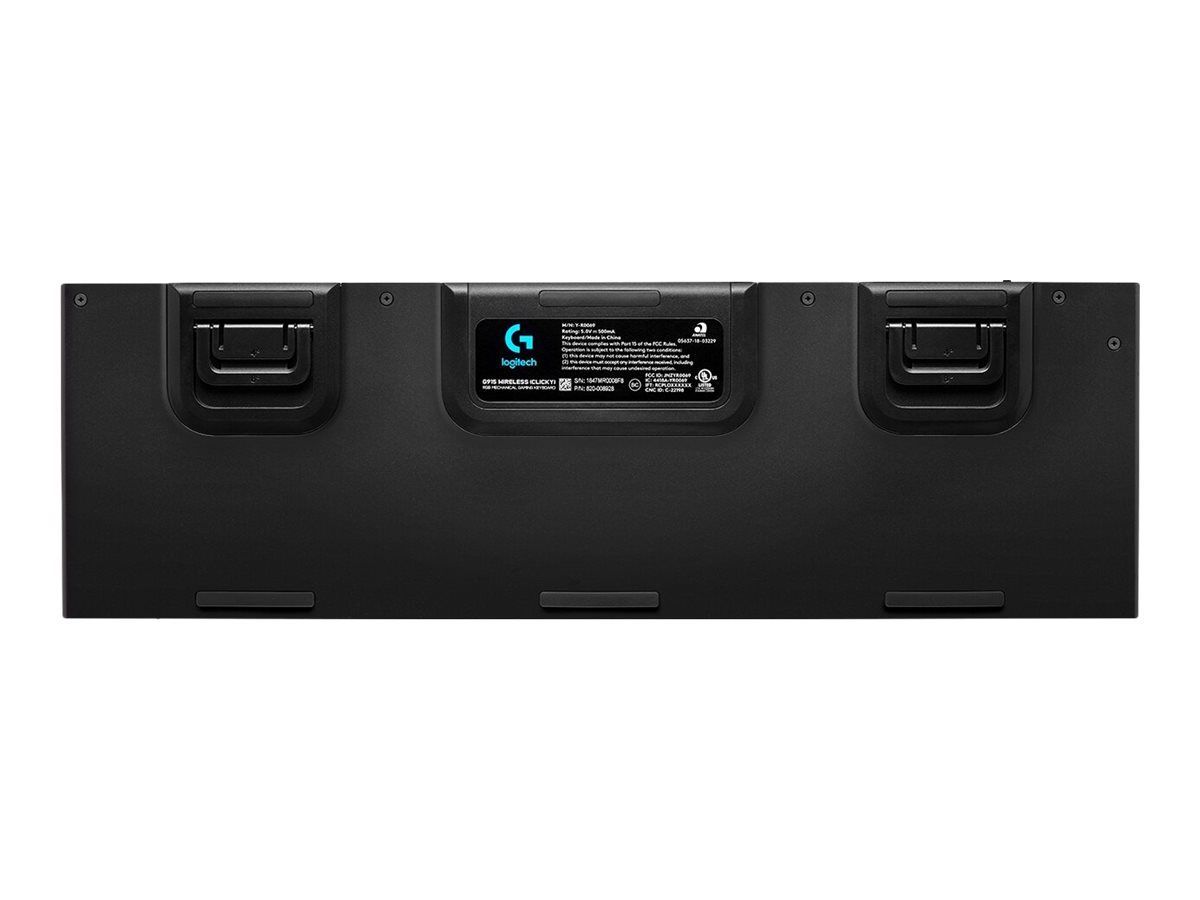 Logitech G915 Lightspeed Wireless RGB GL Tactile Mechanical Gaming Keyboard Carbon US