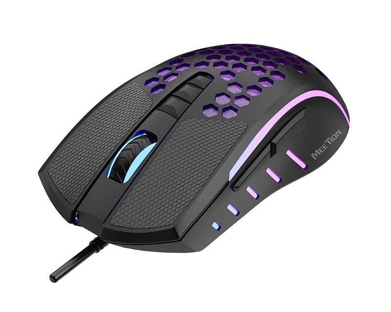 Meetion GM015 Lightweight Honeycomb Gaming mouse Black