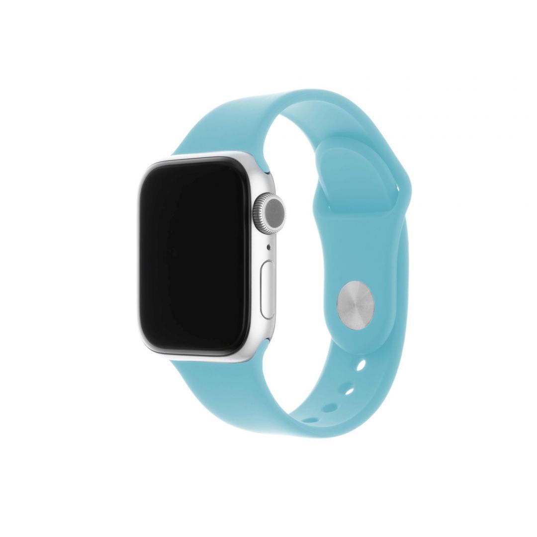 FIXED Szilikon Strap Set Apple Watch 42/44/45 mm, turquoise