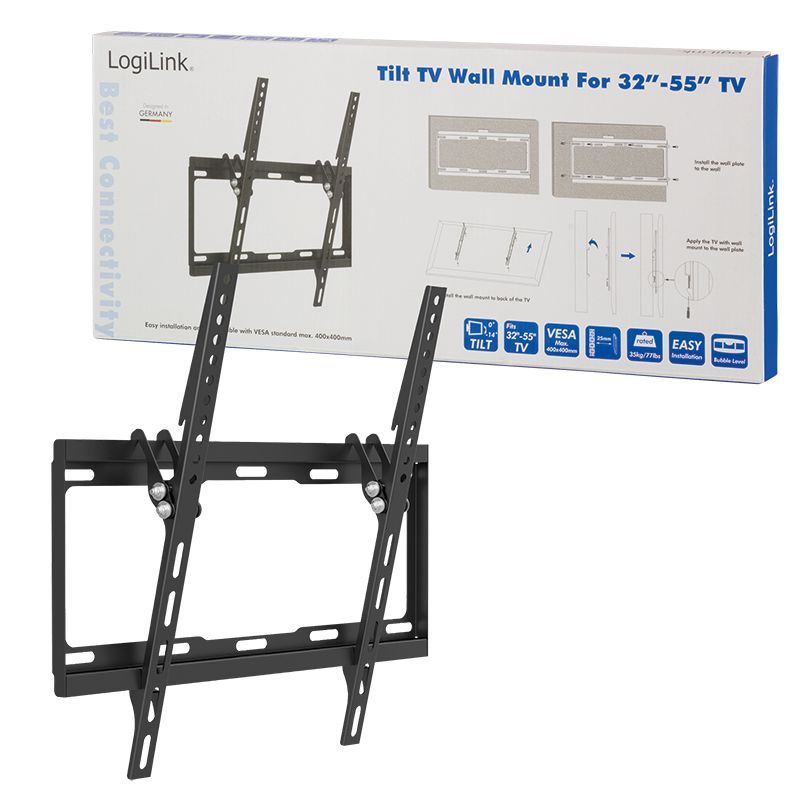 Logilink BP0012 32"-55" TV Wall Mount Tilt Black