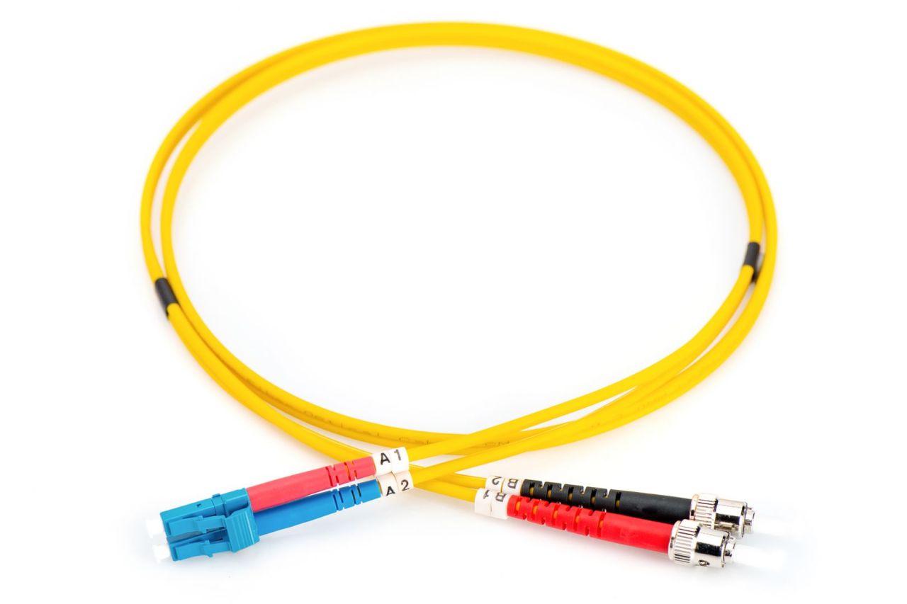 Digitus DK-2931-02 száloptikás kábel 2 M LC ST I-VH OS2 Yellow