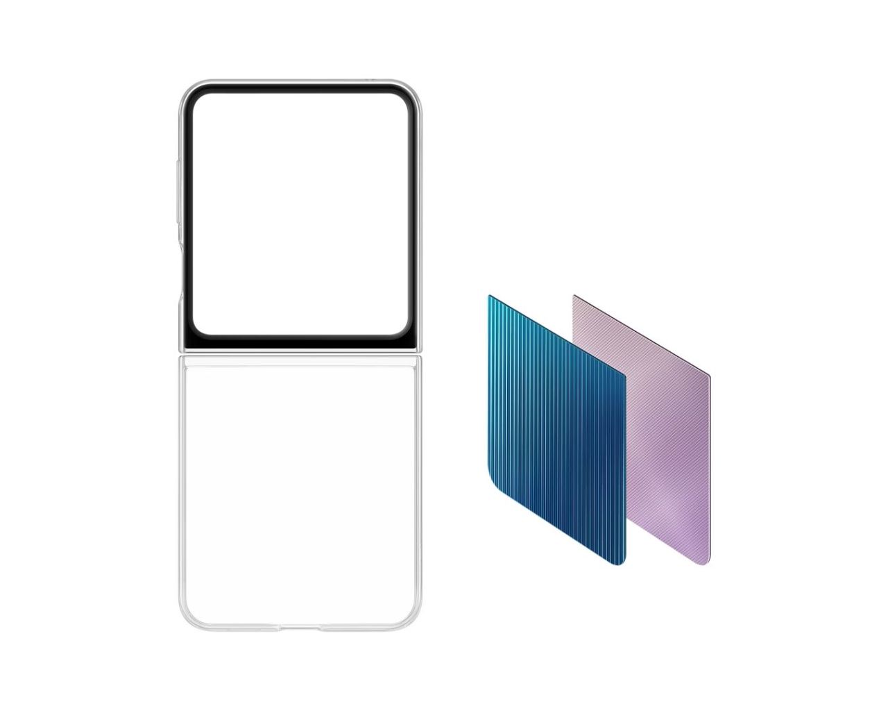Samsung Galaxy Z Flip5 FlipSuit Case Transparent