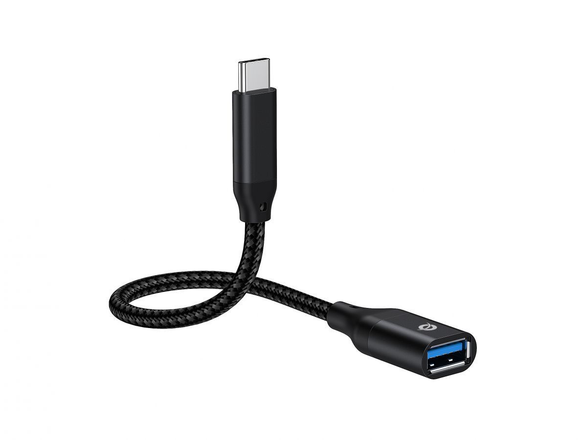 Conceptronic ABBY18B USB-C to USB-A OTG Adapter Black