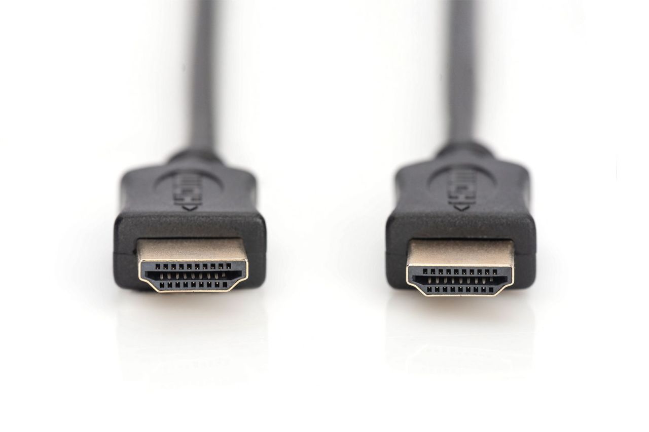 Assmann HDMI Standard connection cable type A 2m Black