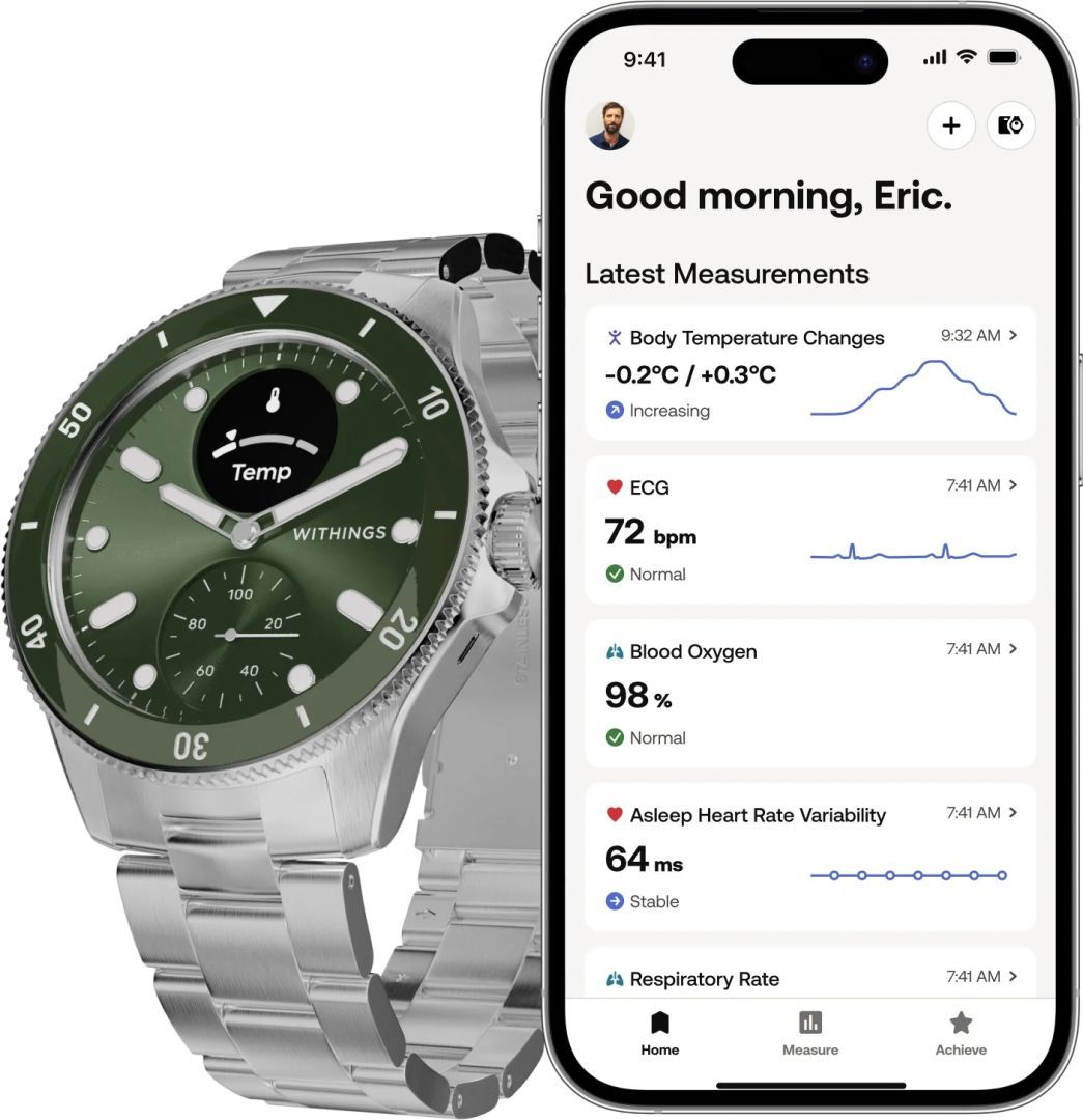 Withings Scanwatch Nova 42mm Green