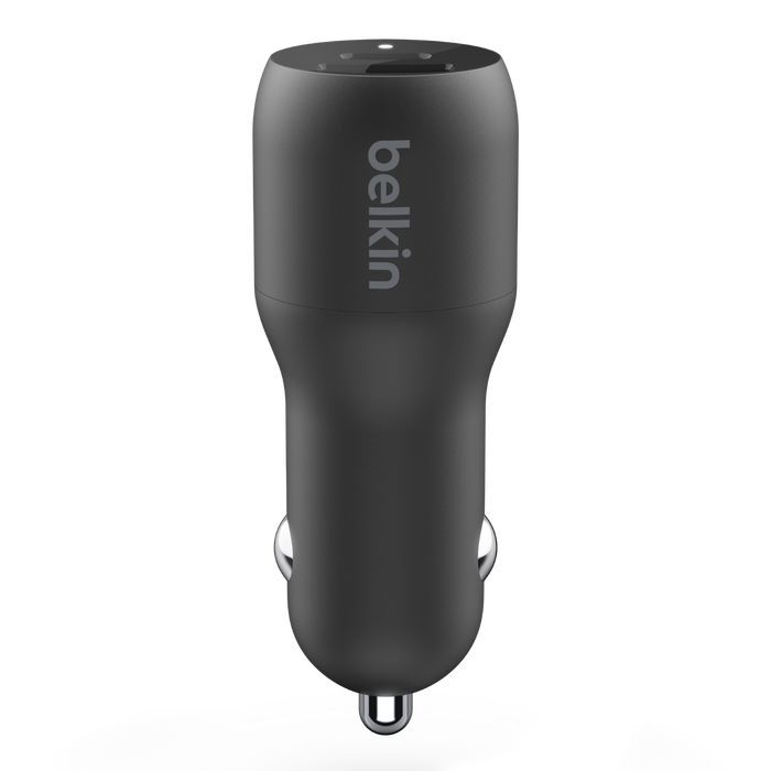 Belkin BoostCharge Dual Car Charger with PPS 37W Black