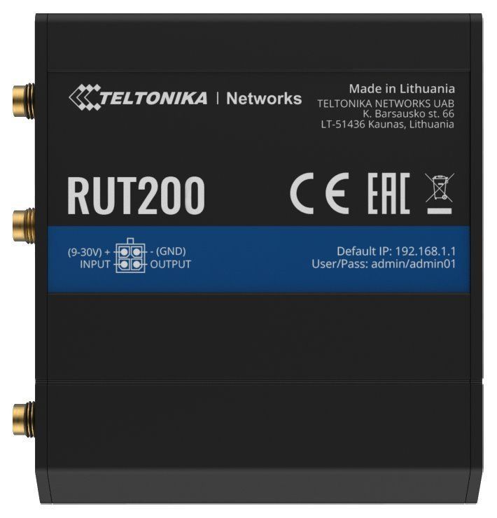 Teltonika RUT200 4G Industrial Cellular Router
