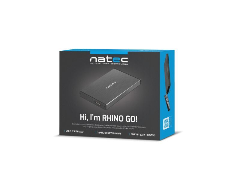 natec Rhino Go 2,5" USB 3.0 Black