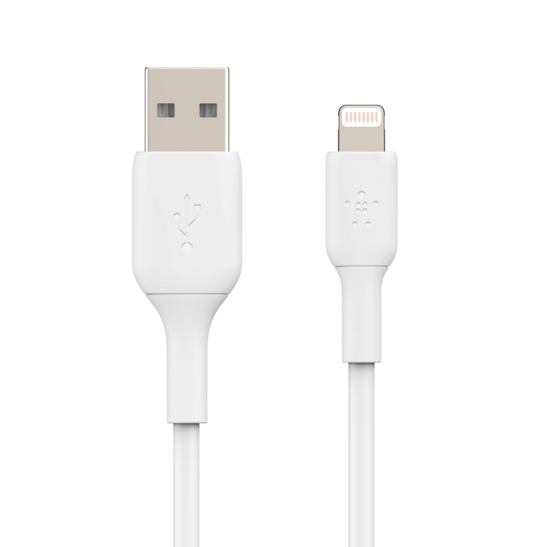Belkin BoostCharge Lightning to USB-A Cable 3 White