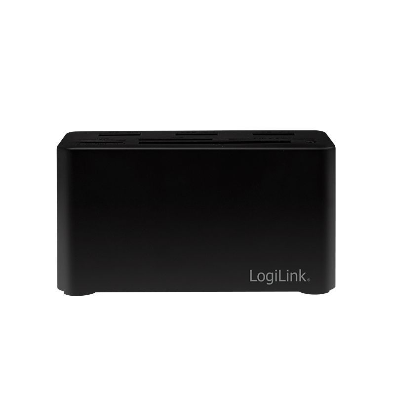 Logilink USB 3.2 Gen 1 docking station 8-port mini Black