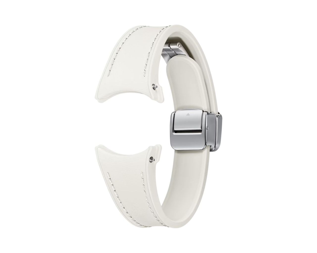 Samsung Galaxy Watch6 40mm D-Buckle Hybrid Eco-Leather Band Cream (Slim, S/M)