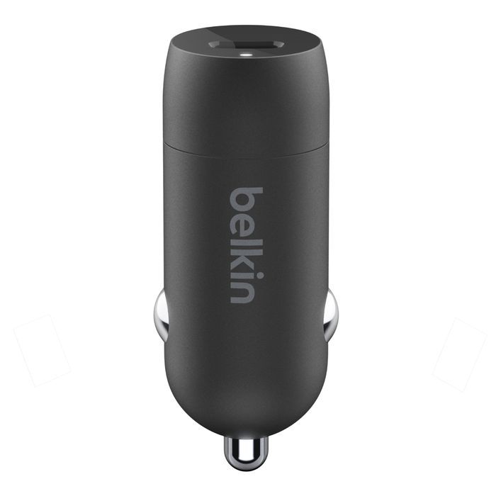 Belkin BoostCharge 30W USB-C Car Charger + USB-C to USB-C cable 1m Black