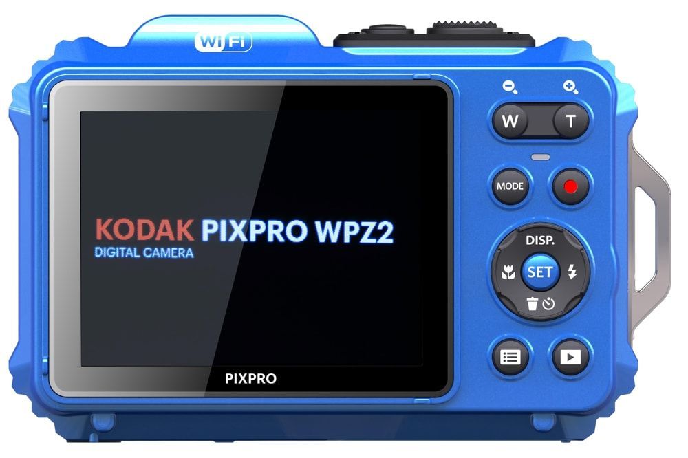 Kodak Pixpro WPZ2 Blue Waterproof + 2db akku 16GB microSD Card