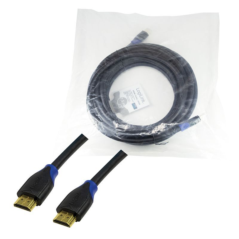 Logilink CH0065 HDMI High Speed with Ethernet 4K2K/60Hz, 7,5m Black