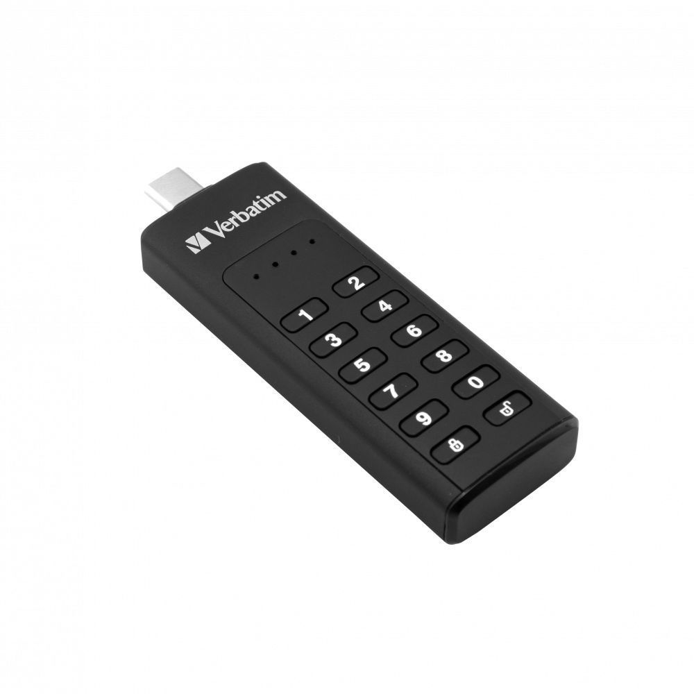 Verbatim 64GB Keypad Secure USB 3.2 Black