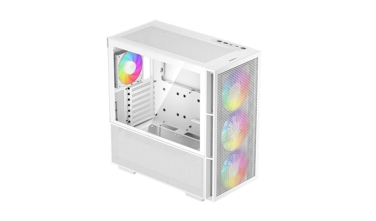 DeepCool CH560 WH Tempered Glass White