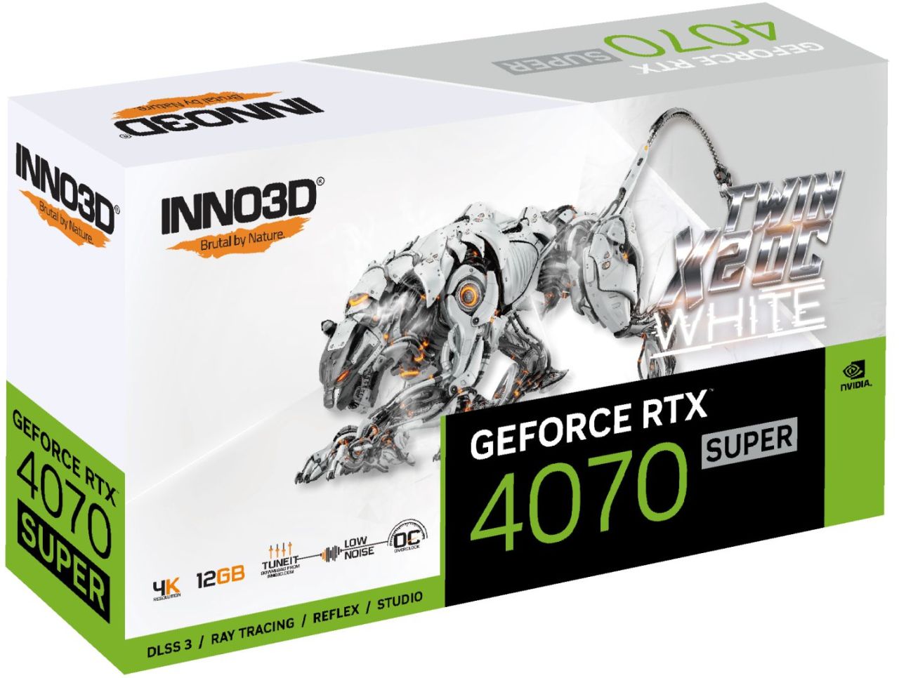 Inno3D GeForce RTX4070 Super 12GB DDR6X Twin X2 OC White