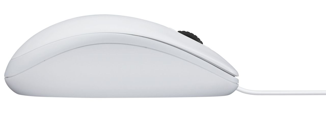 Logitech B100 Optical USB Mouse White