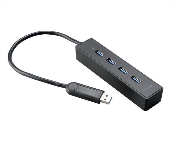 Akasa Connect 4SX Four port USB 3.0 Hub Black