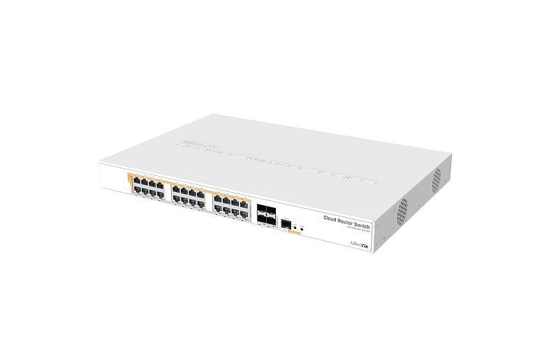 Mikrotik RouterBoard CRS328-24P-4S+RM 24port GbE LAN PoE 4xSFP+ port Rackmount Cloud Router Switch