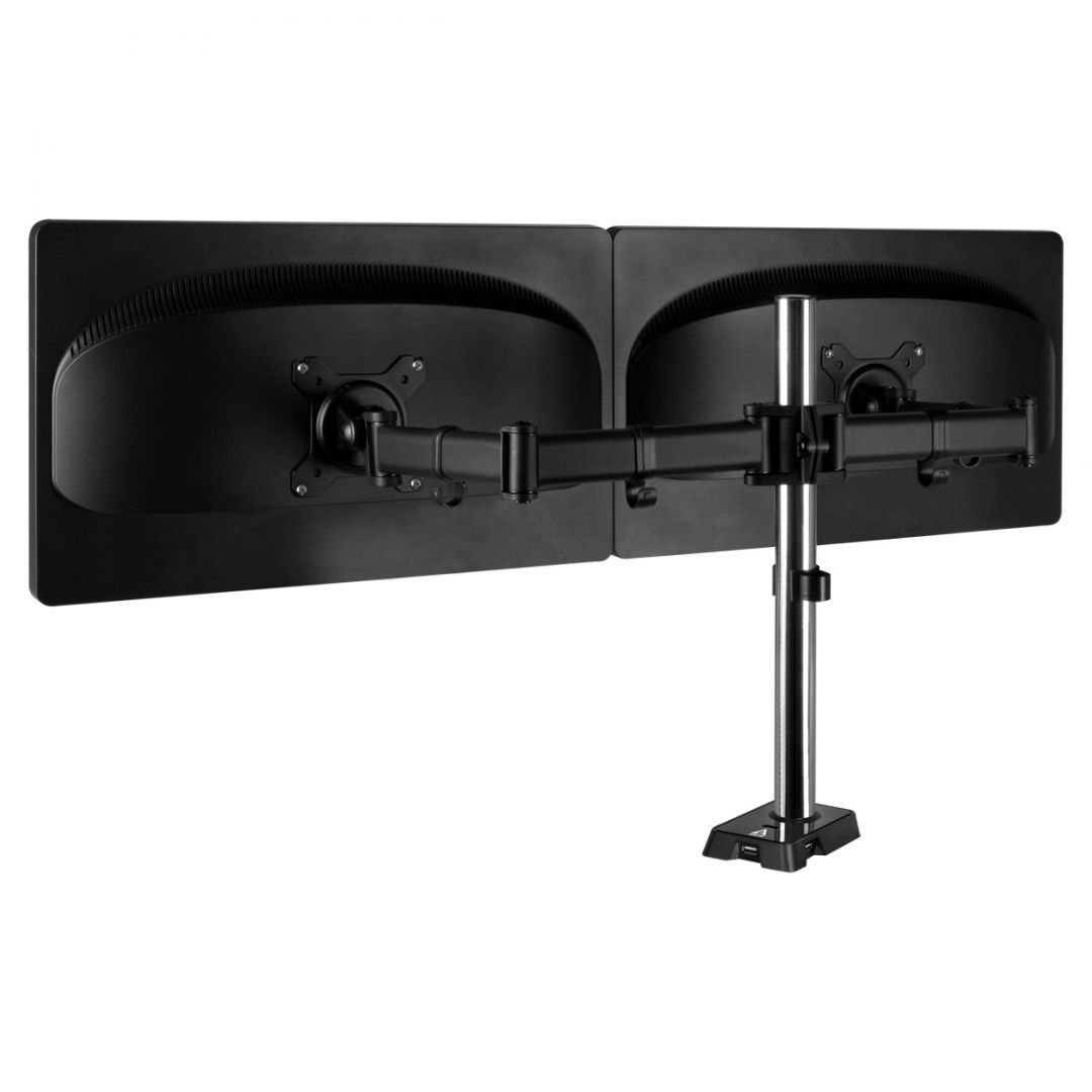 Arctic Z2 Gen 3 Desk Mount Dual Monitor Arm with USB Hub Black