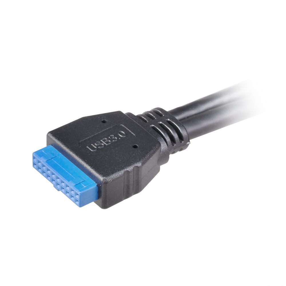 Akasa USB 3.1 Gen 2 internal adapter cable with dual Gen 1 Type-A ports