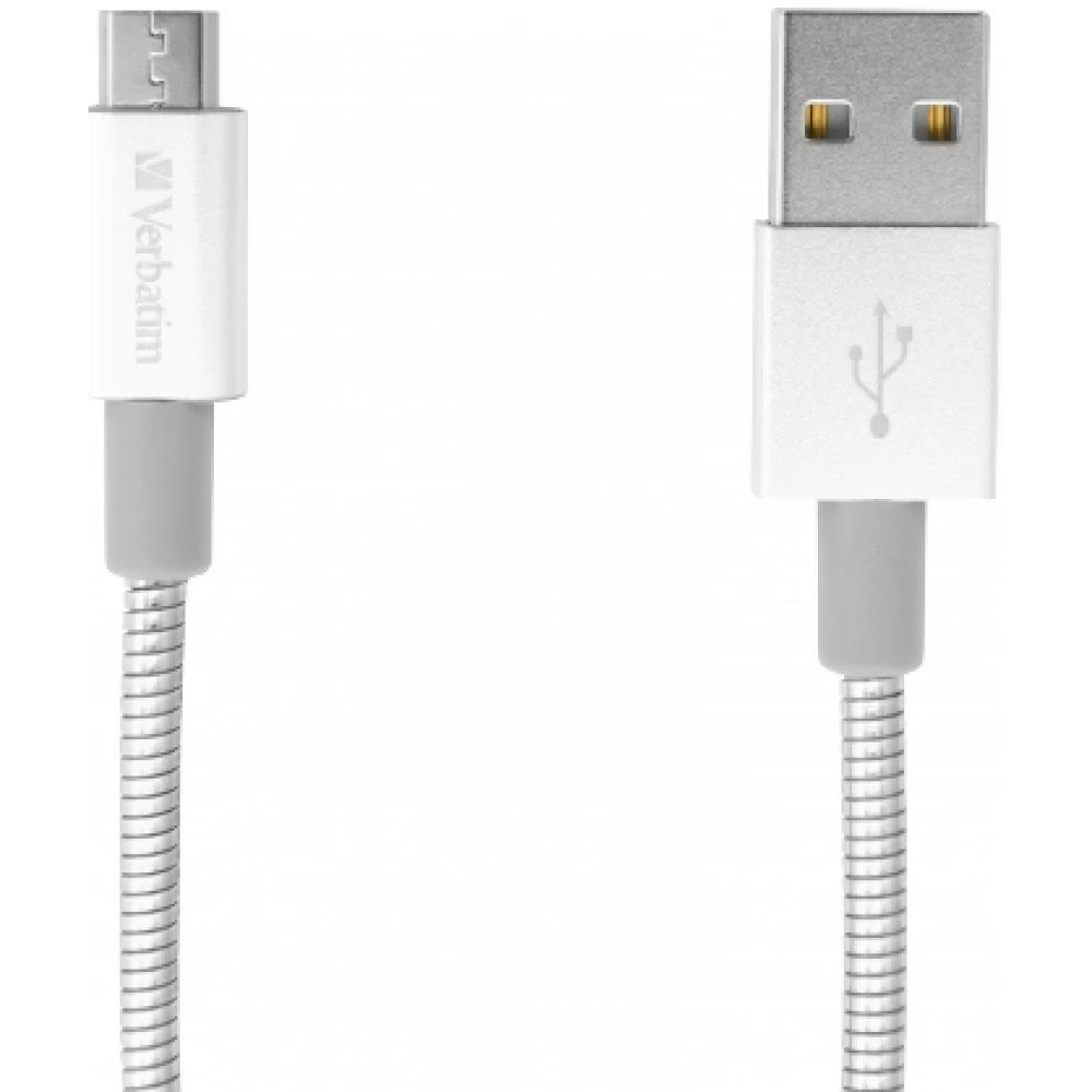 Verbatim Micro USB Sync & Charge Cable Silver