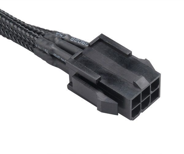 Akasa Flexa V6 6 pin VGA power 40cm extension cable