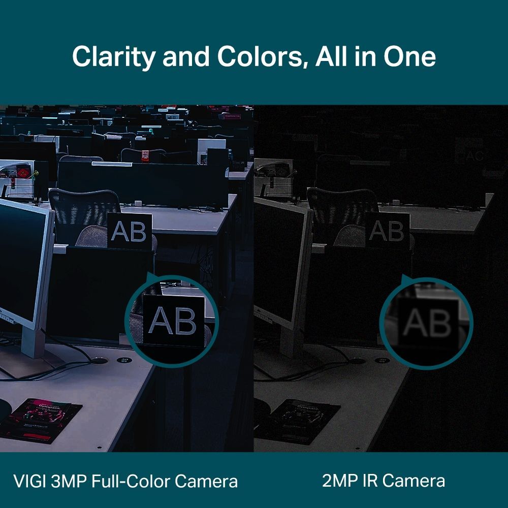 TP-Link VIGI C430 (4mm) 3MP Full-Color Turret Network Camera