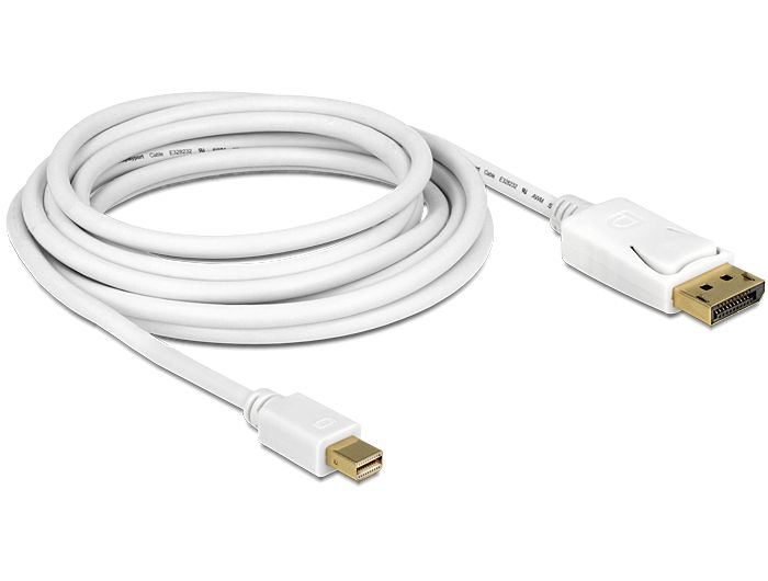 DeLock Cable Mini Displayport 1.2 male > Displayport male 4K 2m