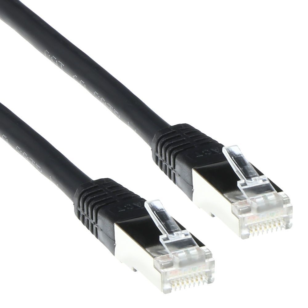 ACT CAT5e F-UTP Patch Cable 1,5m Black