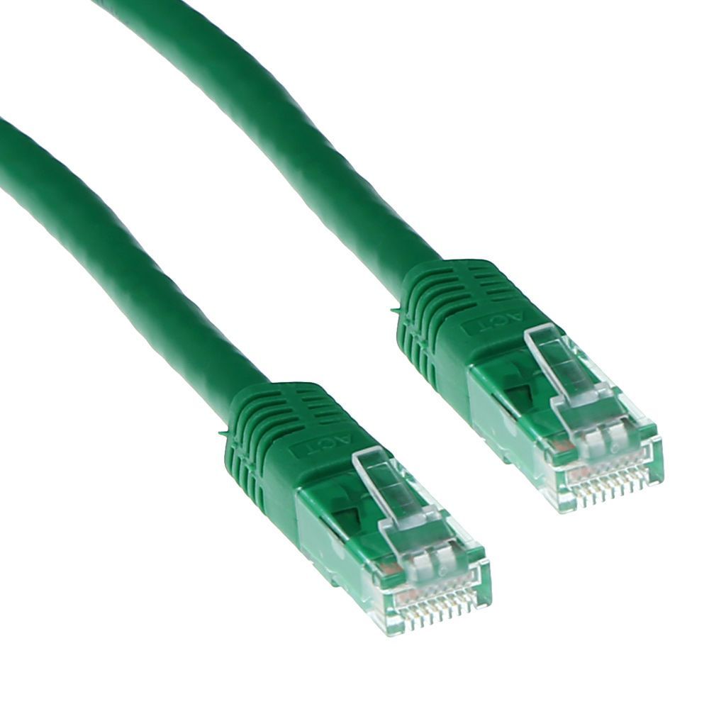 ACT CAT6 U-UTP Patch Cable 0,25m Green