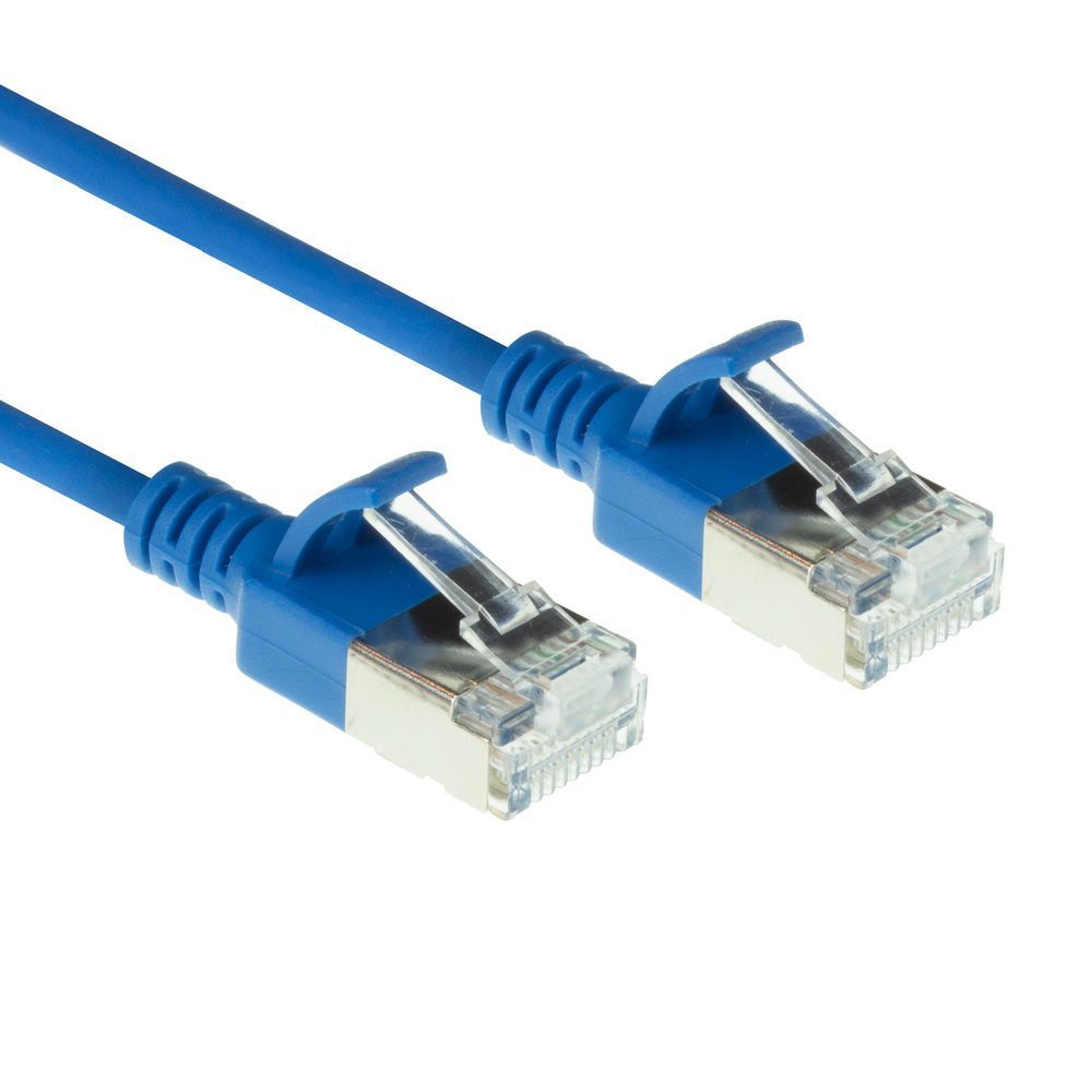 ACT CAT6A U-FTP Patch Cable 1,5m Blue