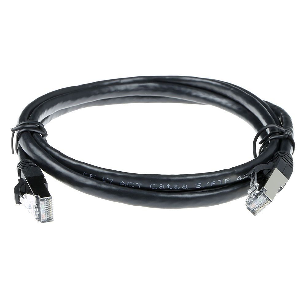ACT CAT6A S-FTP Patch Cable 7m Black